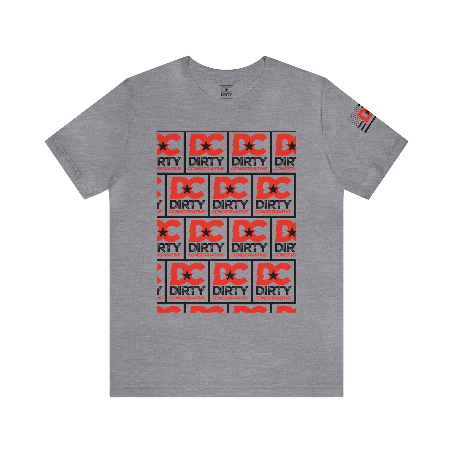 The Dirty Conservative - Square Pattern T-Shirt