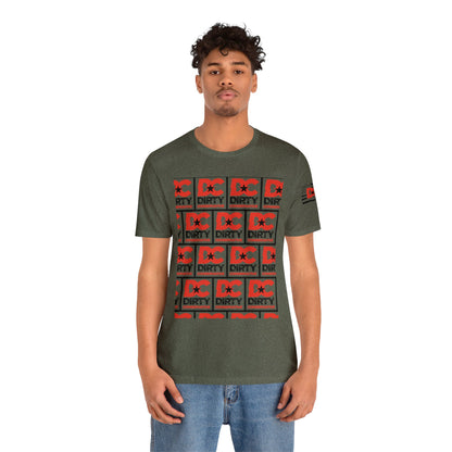 The Dirty Conservative - Square Pattern T-Shirt