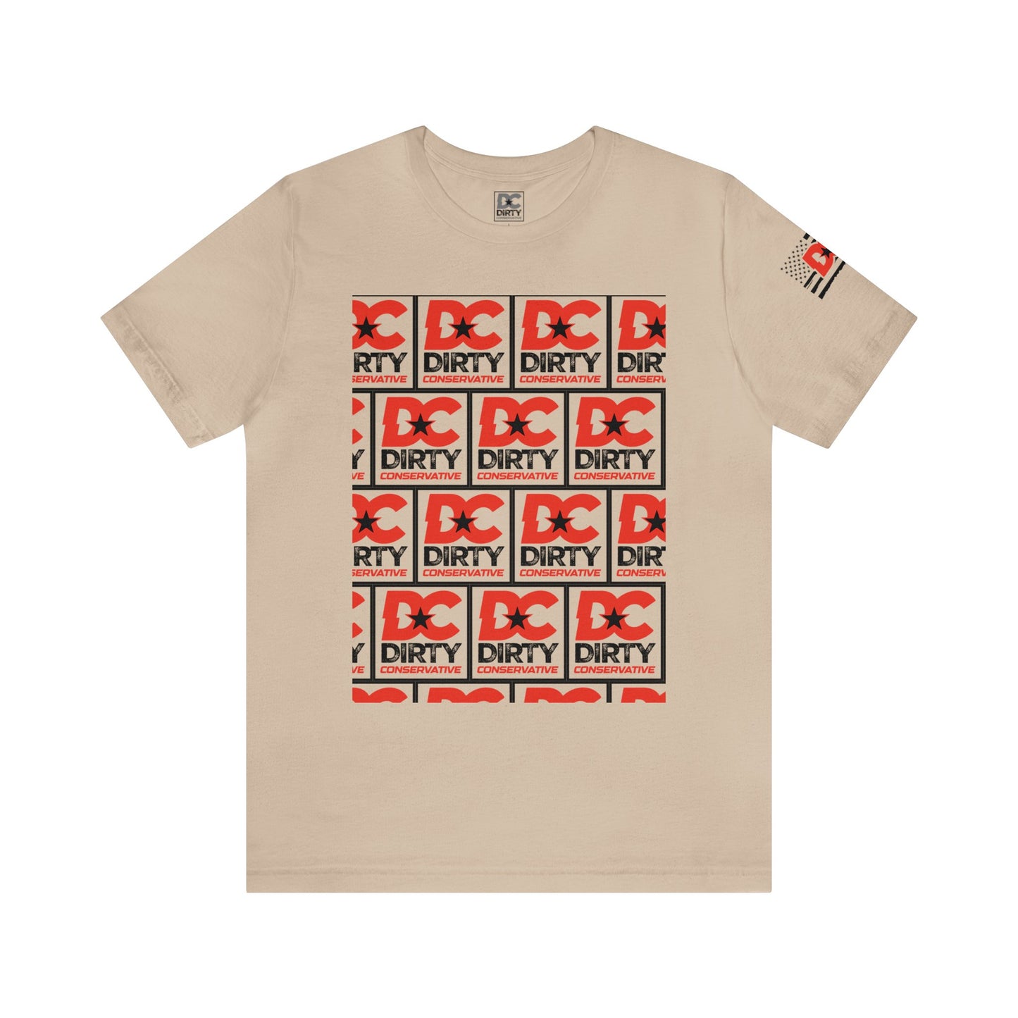 The Dirty Conservative - Square Pattern T-Shirt