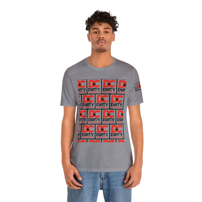 The Dirty Conservative - Square Pattern T-Shirt