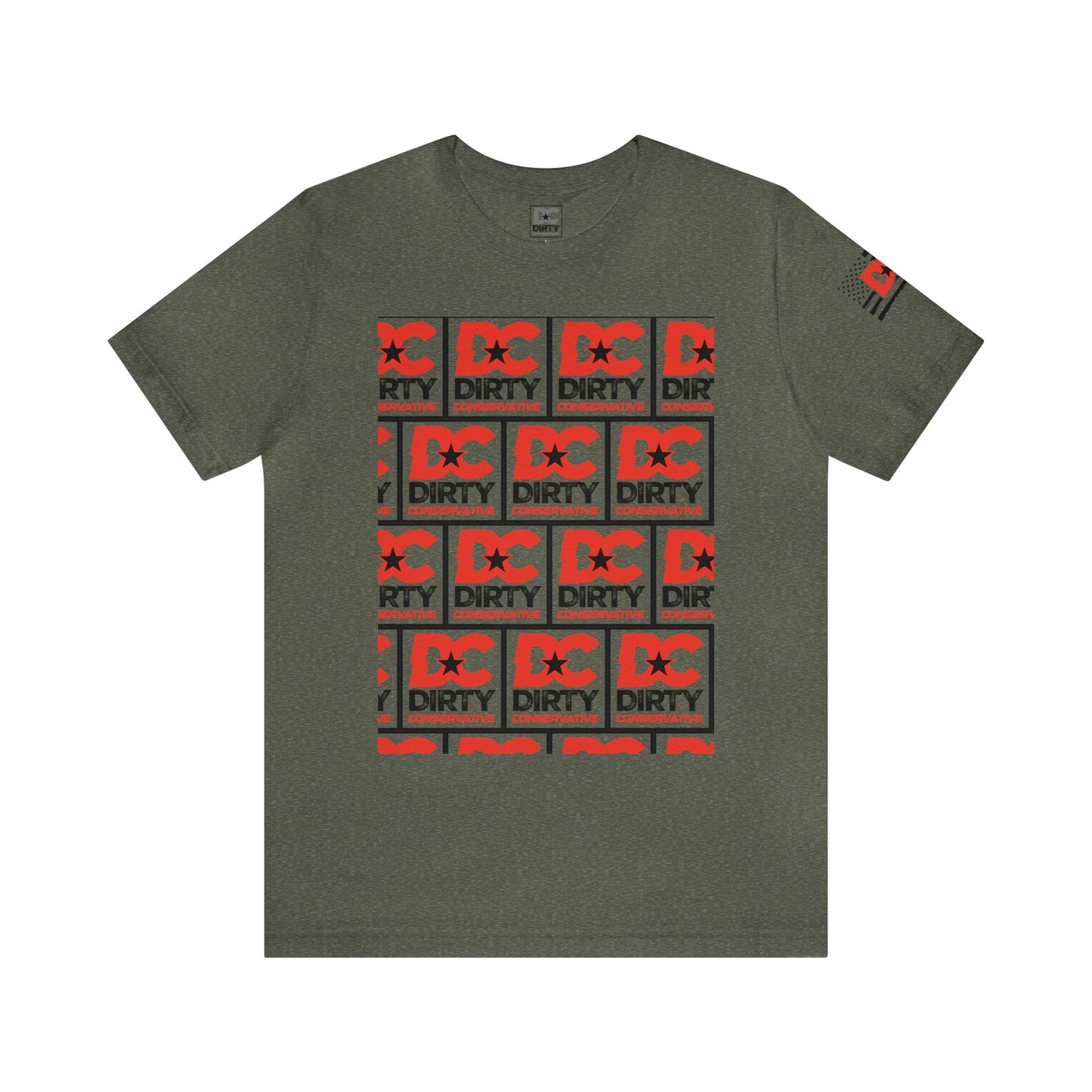 The Dirty Conservative - Square Pattern T-Shirt