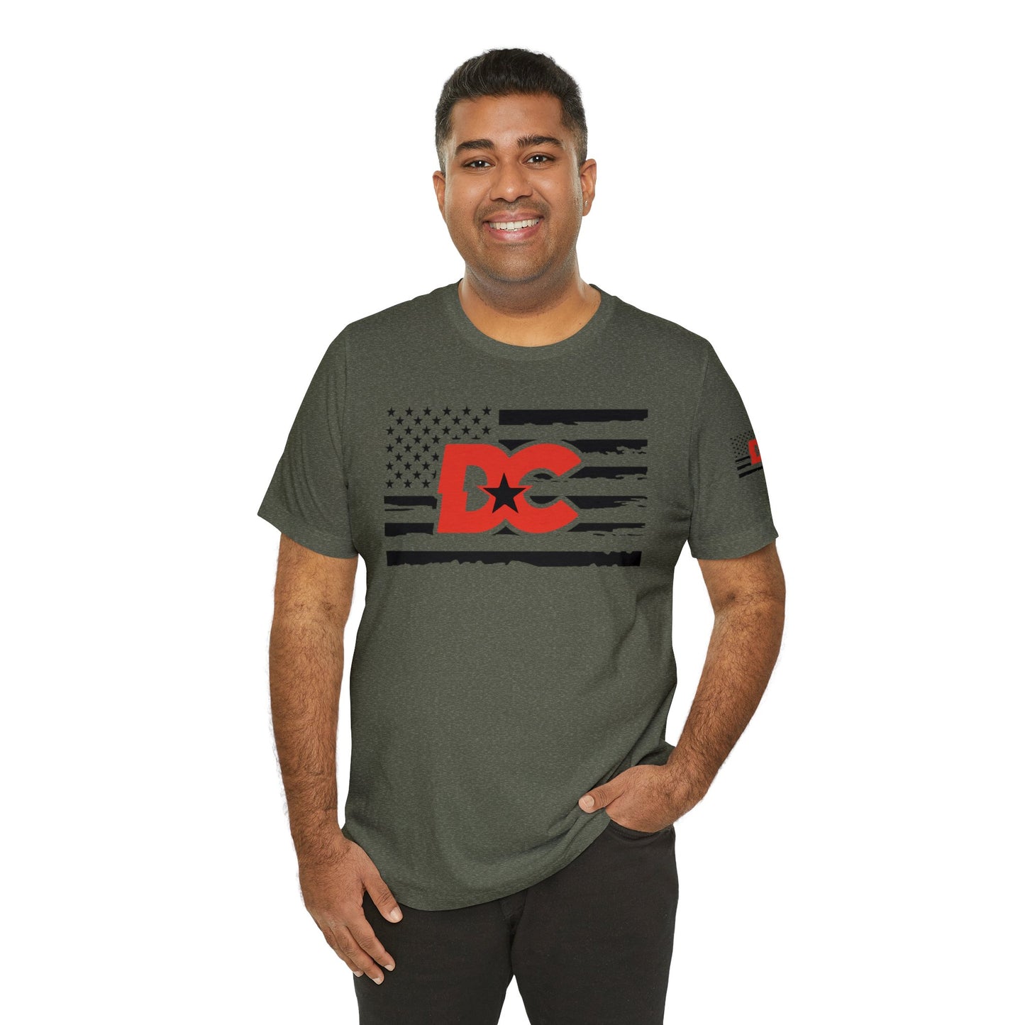 Limited Edition - DC Grunge Flag Tshirt - 500 Units ONLY