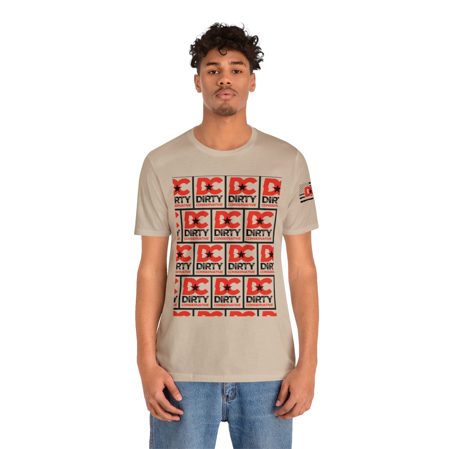 The Dirty Conservative - Square Pattern T-Shirt